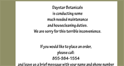 Desktop Screenshot of daystarbotanicals.com